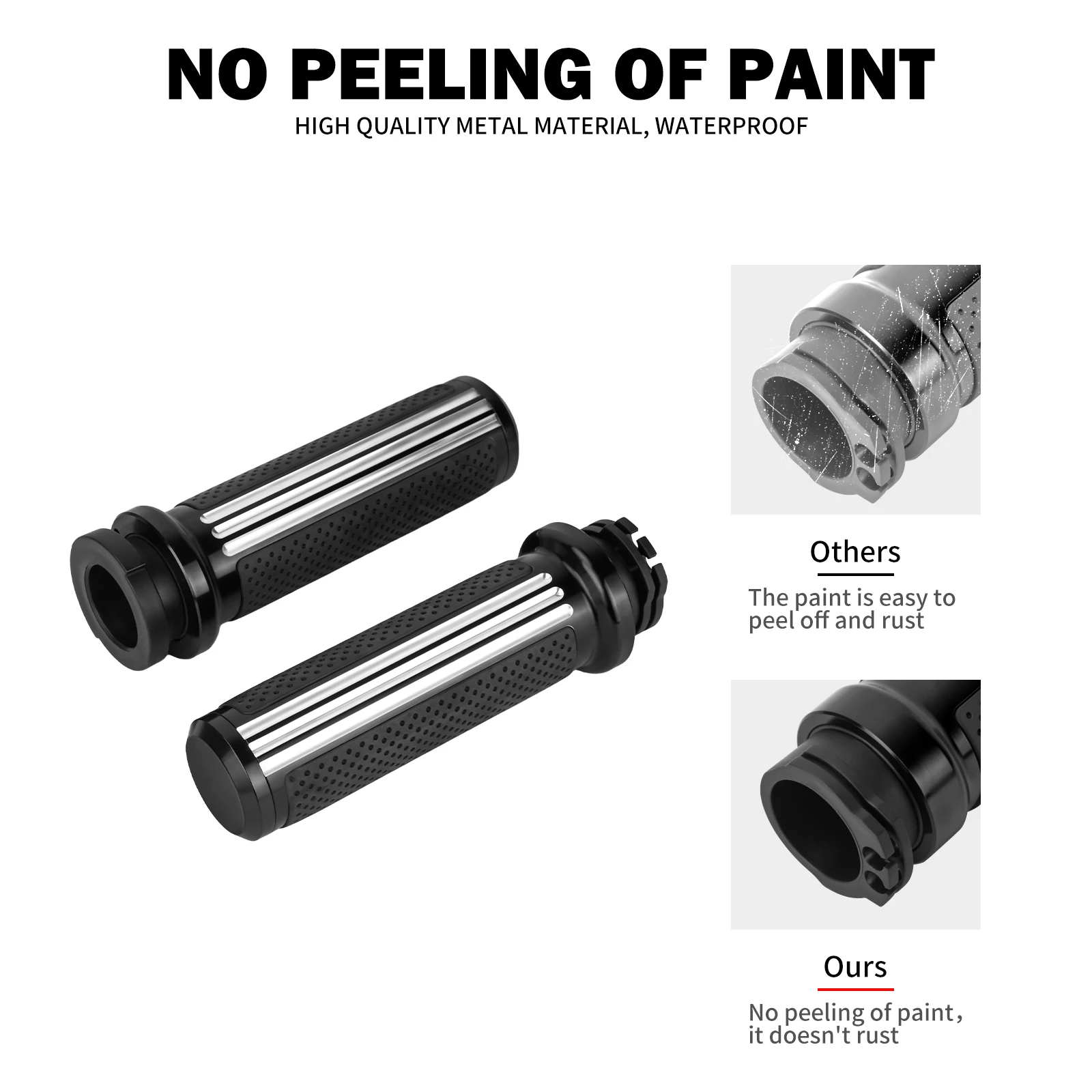 Motorcycle 2PCS 1'' 25mm Hand Grip Handle Bar Grips For Harley Sportster XL 1200 883 XR Touring Street Glide Dyna Softail VRSC