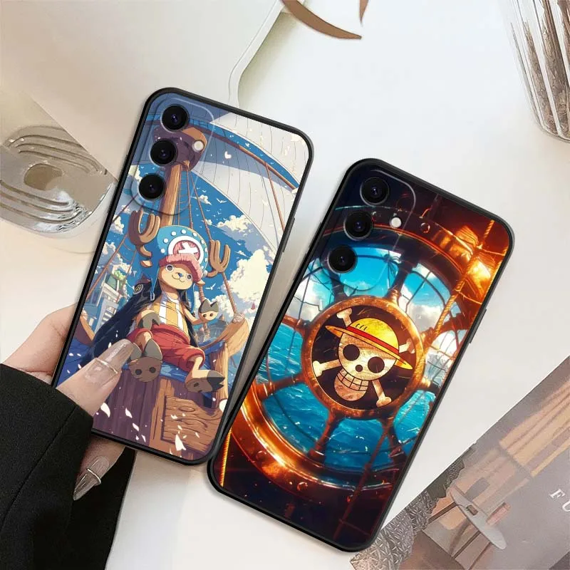

Cartoon One Piece Zoro Art For Samsung Galaxy S25 S24 S23 S22 S21 S20 S10 S9 Ultra Plus FE 5G Black Soft Cover Phone Case