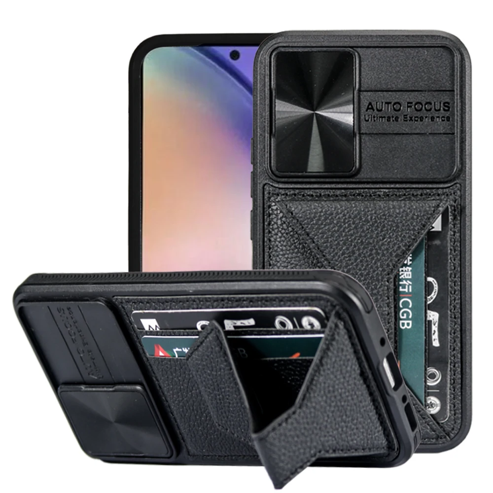 Teroxa Wallet Case Compatible with Samsung Galaxy A54 5G with Card Holder Kickstand & RFID Protection and Slide Camera Cover