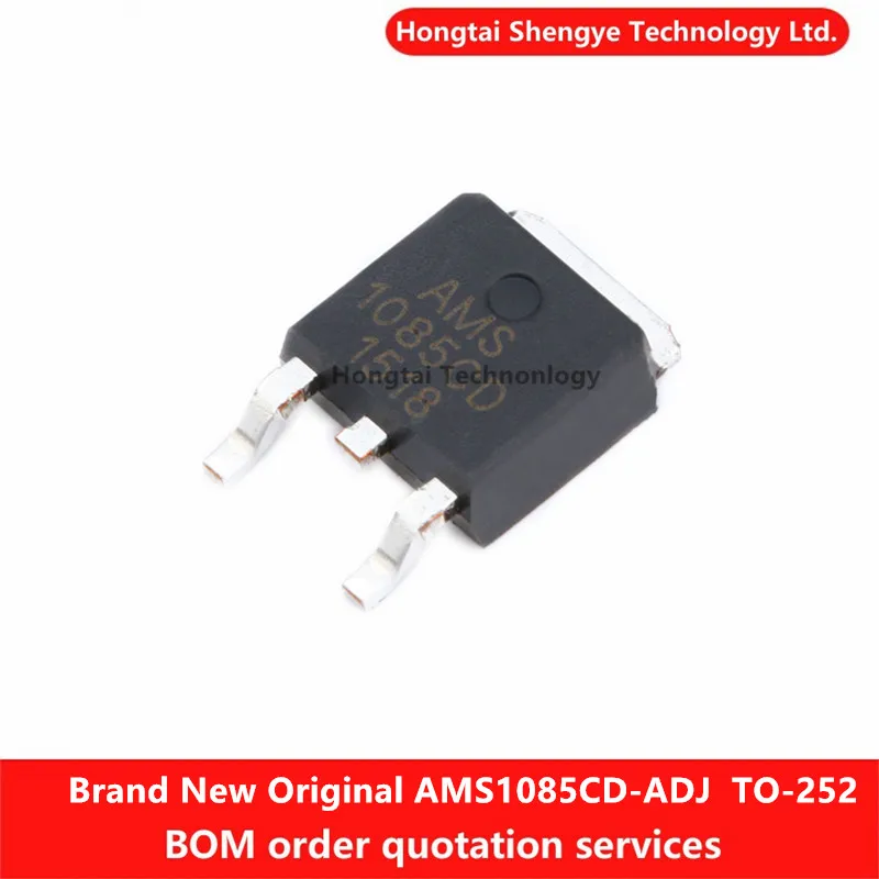 New Original AMS1085CD-ADJ TO-252 Power Supply Buck IC Linear Regulator LDO Chip