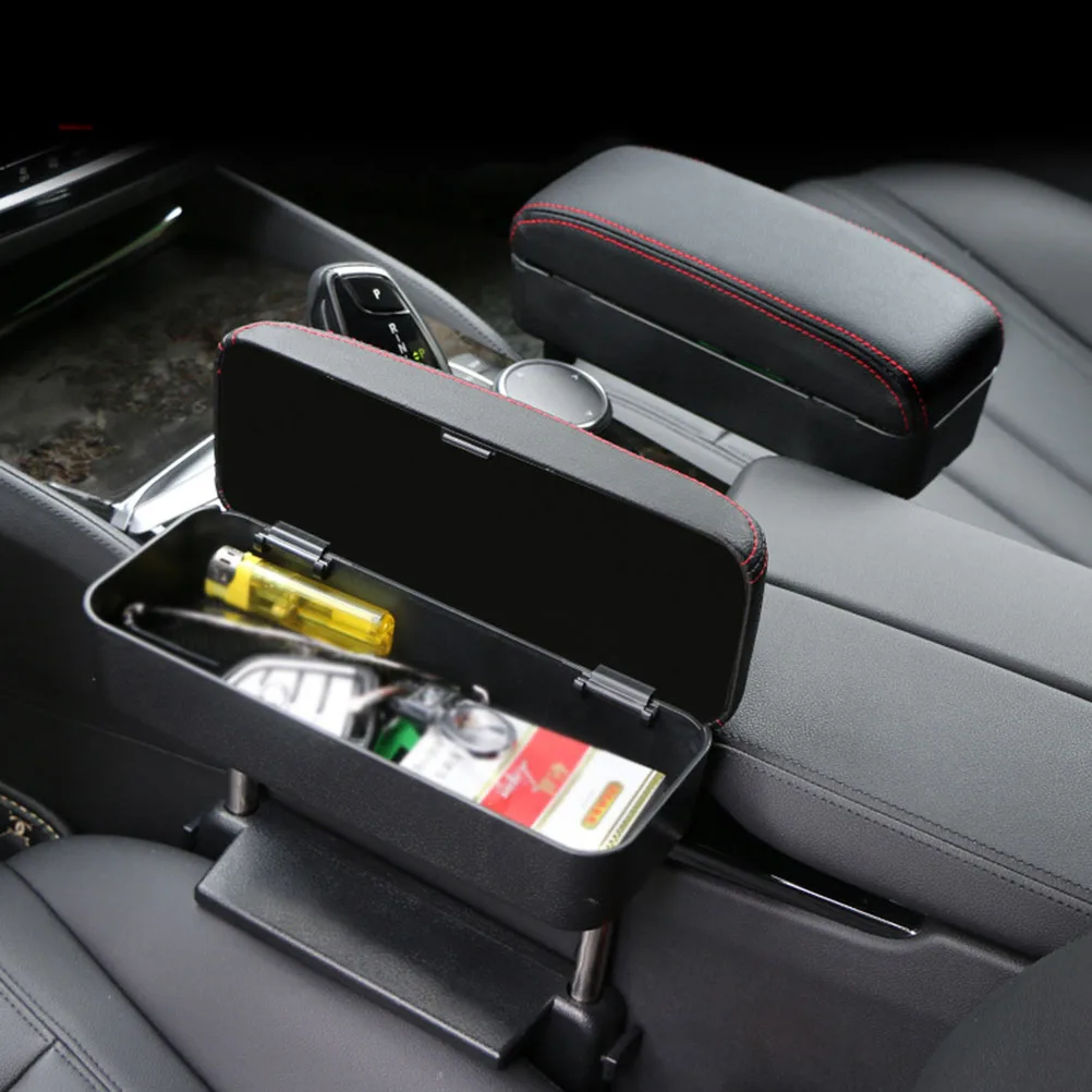 

Automatic Telescopic Storage Box Durable Material Center Console Armrests Multifunctional Car Accessories Extra Space Long