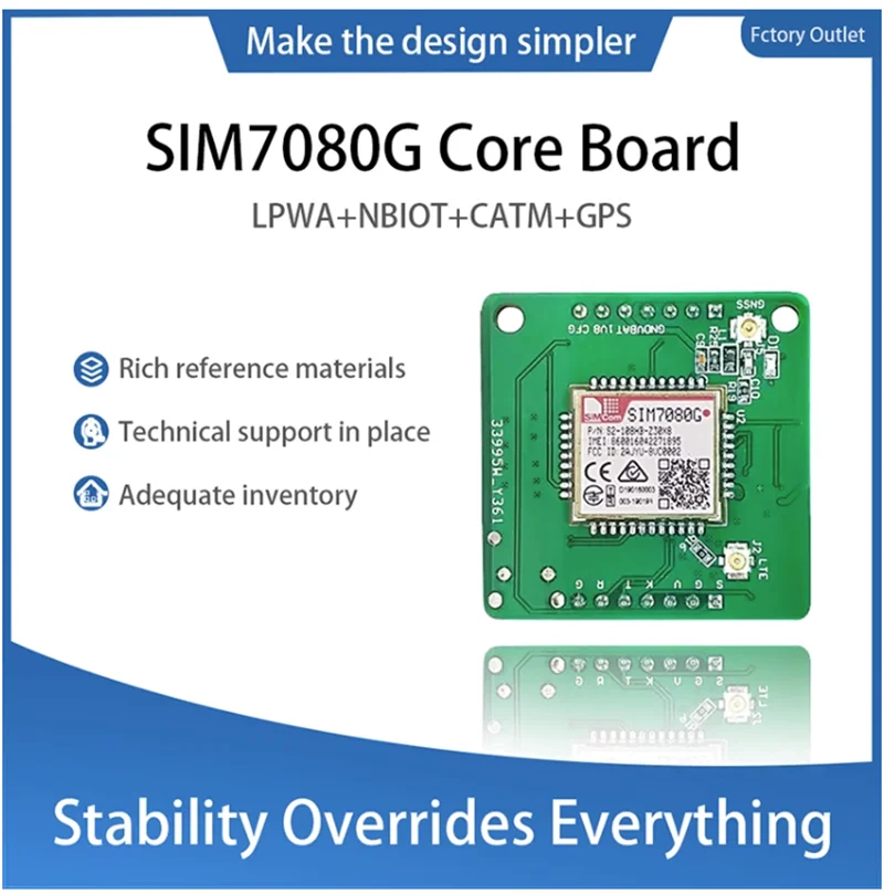 SIM7080G LTE CAT-M NB-IoT Module,NB-IOT SIM7080G Breakout board 1pc