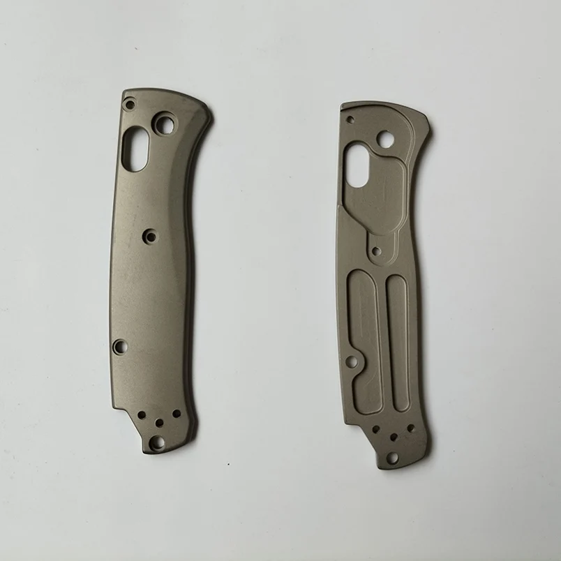 2025 جديد باستخدام الحاسب الآلي مخصص التيتانيوم قبضة مقبض الموازين بقع ل Benchmade Mini Bugout 533 سكين DIY بها بنفسك صنع الملحقات أجزاء
