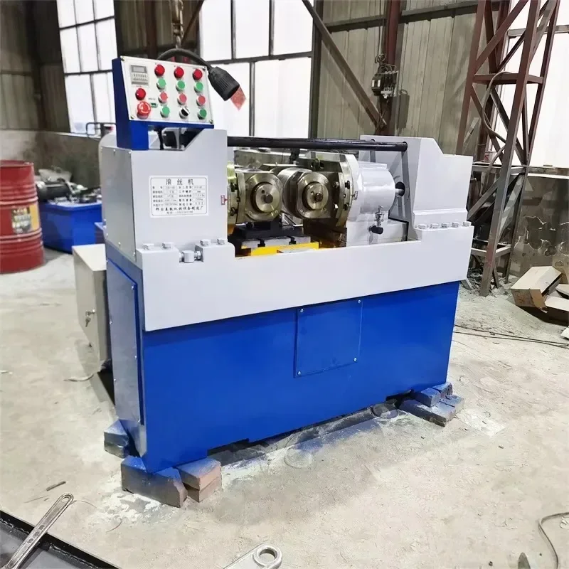 Steel Rebar Thread Rolling Machine Z28-150 Hydraulic Nut Bolt Making Rebar Thread Rolling Machine Electric Bar Threading Machine