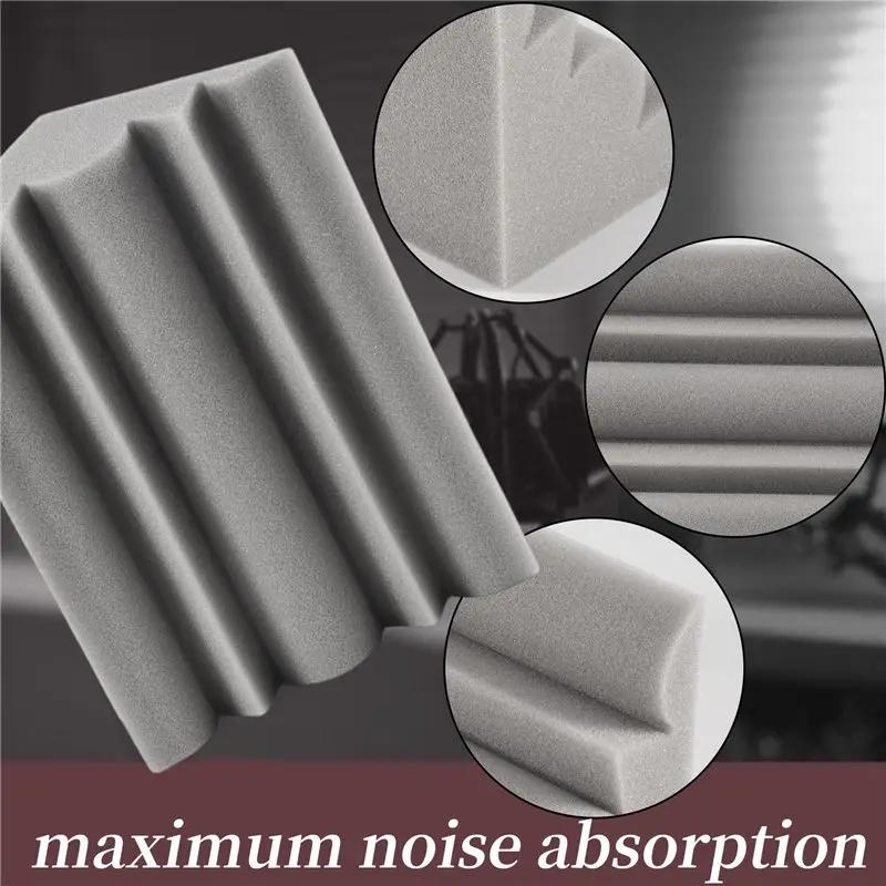 ABNL Absorption Foam Home Theatre Corner Sound Insulation Cotton Acoustic Foam Tiles Panels