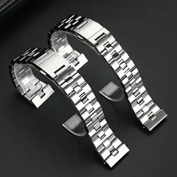 Strap For TAG Monaco series CBL2111 CBL2115 Modified Solid Matte Stainless Steel Men's Steel band Watchband Accessories