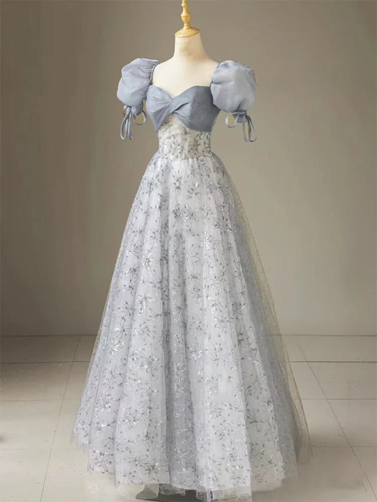 

Вечернее платье Ele для женщин, новинка 2025 года, роскошное, уникальное, высококачественное, для церемоний, для взрослых, для помолвки, с сетчатыми вставками, в корейском стиле