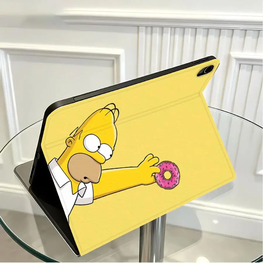 The Simpsons Homer Case for Xiaomi Redmi Pad SE K Pad 8.8 9.7 12.4 Inch Pad 5 6 7 8 Pro Pad 6s Pro 7 Ultra with Pencil Slot