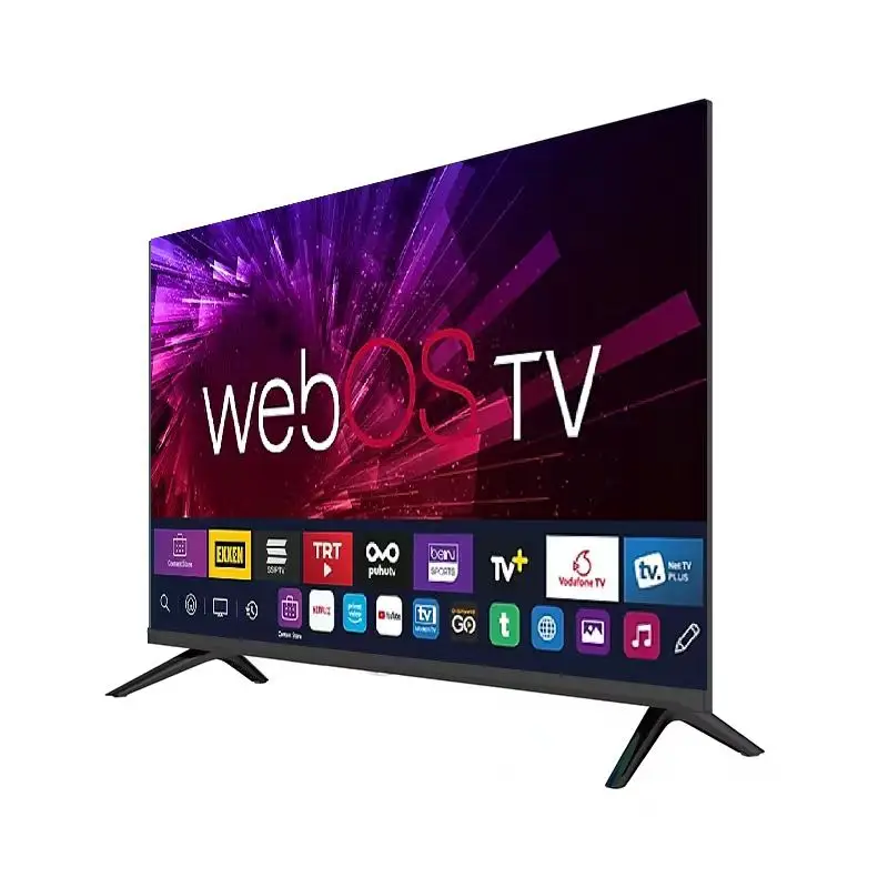 55 Inch 4K Android Smart TV Ultra HD with WiFi Built-in YouTube Netflix Support Ultra Thin Frameless Design  100-240V OEM ODM