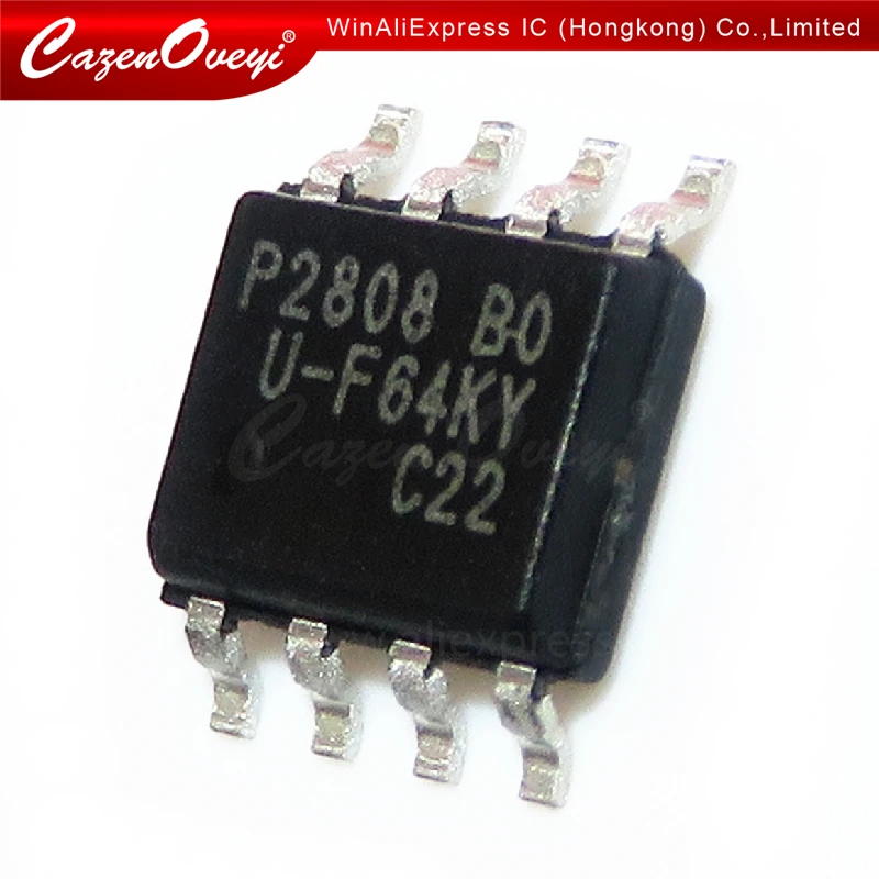 Oferta imperdível: Lote de 5 peças P2808BO P2808B0 P2808 B0 P2808 BO SOP-8 em estoque
