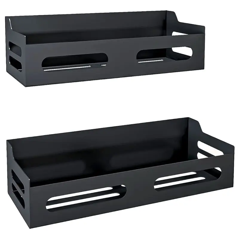 BSEVB-Multipurpose For Refrigerator Magnetic Spice Rack(2 Pack), Heavy-Duty Fridge Shelf Mounting System