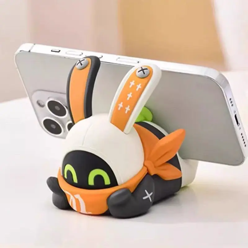 Anime Zenless Zone Zero The Bangboo Mobile Phone Holder Cute Soft Rubber Desktop Decor Collect Cosplay Gift