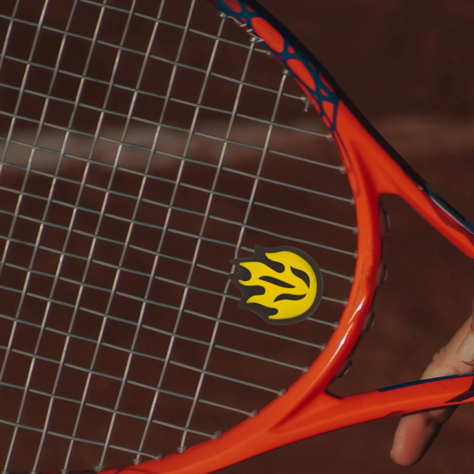 6 Pcs Tennis Dampener Racket Shock Absorber Dampening Supplies Damping Yellow Flower Absorbers