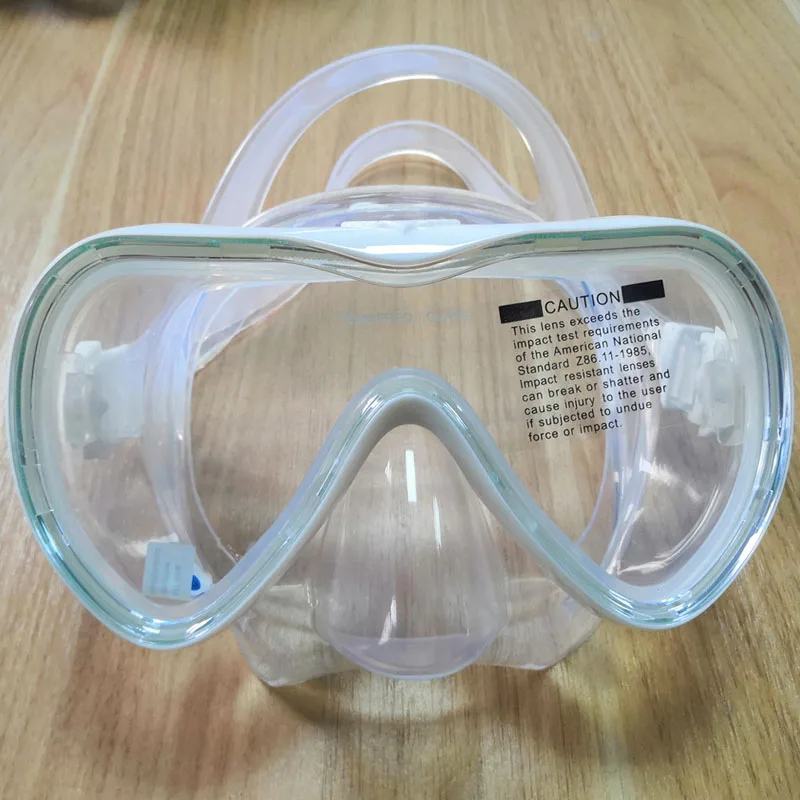 New large frame diving goggles adult snorkeling three treasures full dry snorkeling mask silicone diving glasses snorkeling mask