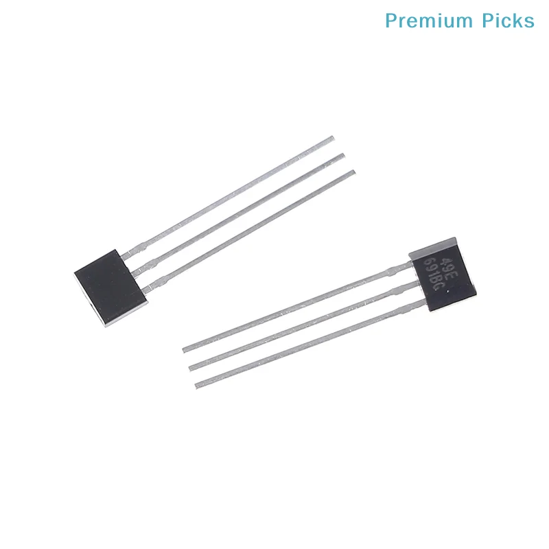 portable10pcs Hall element 49E OH49E SS49E linear Sensor Hall sensor