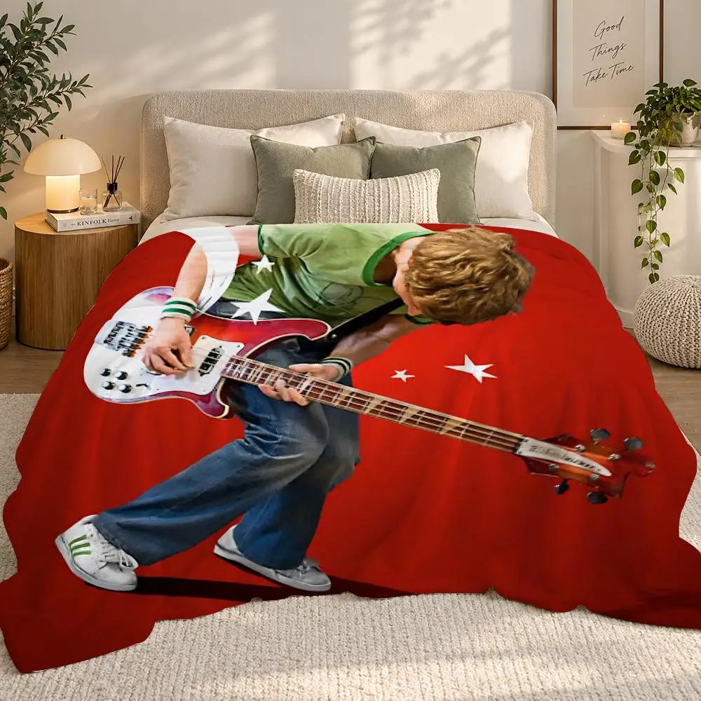 Movie Scott Pilgrim VS The World Throw 240g flannel blanket, suitable for sofas, beds, offices, exquisite gift blankets