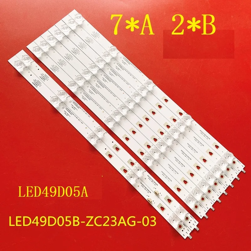 LED Backlight strip for LED49D05A-ZC23AG-03 LS50A51 U50H3 LED49D05B-ZC29AG-01 08 11 V500DJ6-QE1 50C61 LT-49MA875