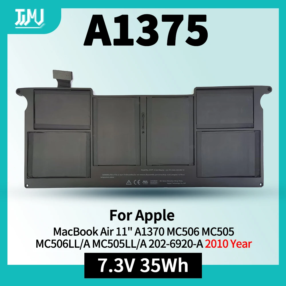 7.3V 35WH A1375 Laptop Battery Compatible with Apple MacBook Air 11