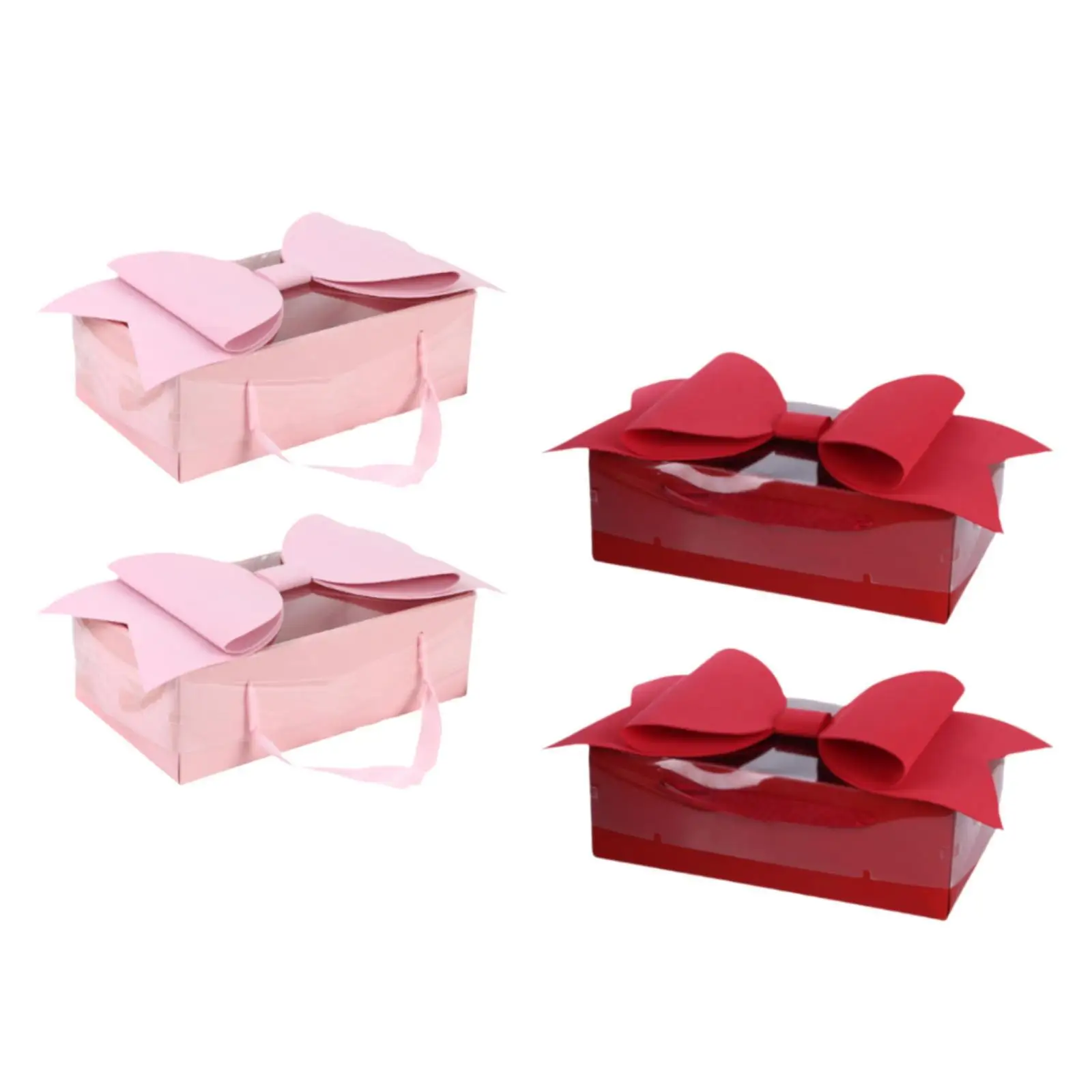 2x Valentine's Day Gift Boxes Fruit Packaging Valentines Day Gifts for Party Favors Valentine's Day Graduation Birthady Female