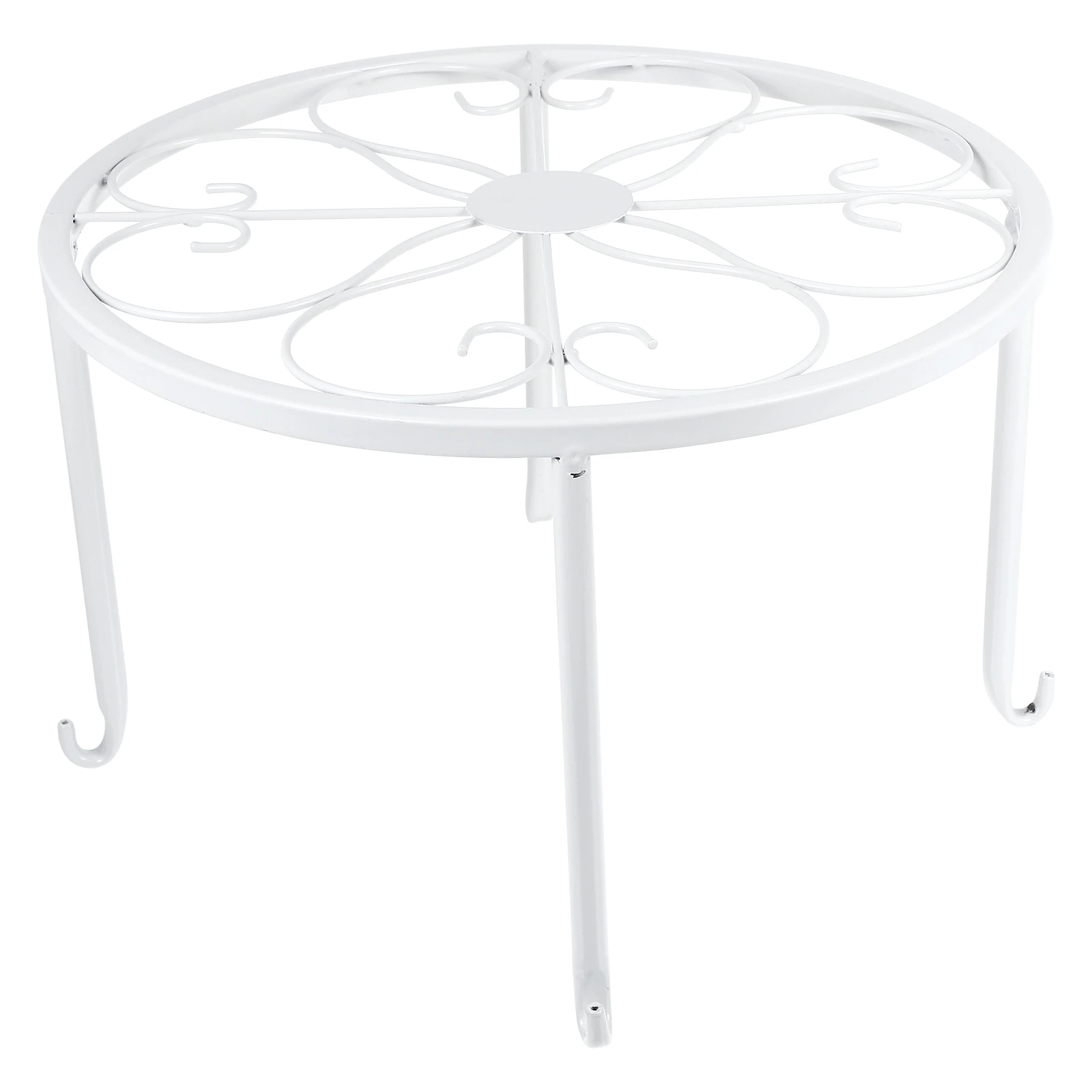 

Metal Flowerpot Plant Pot Holder Retro Durable Storage Rack Balcony Corner Room Bonsai Base Creative nament Indoor