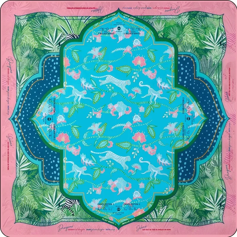 Mahjong table mat Amazon water absorption non-slip silent rubber mat American diatom mud