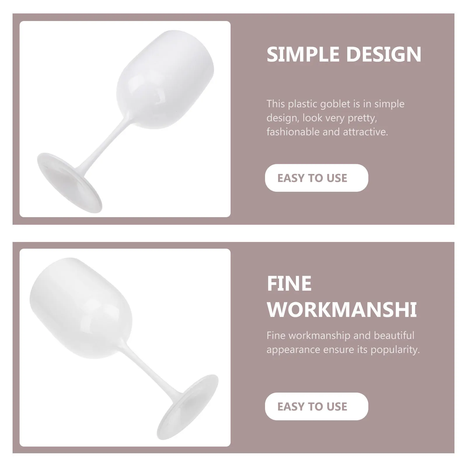 

4 шт. одноразовые пластиковые бокалы, простые прозрачные винные чашки для коктейлей, виски, вечеринок, кухонные принадлежности для бара