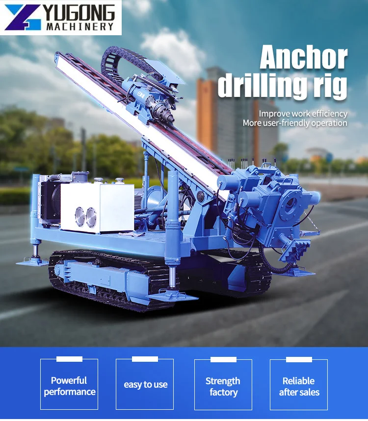 YG Supply Crawler Type Rotary Jet Grouting Drill Drilling Rig Machine