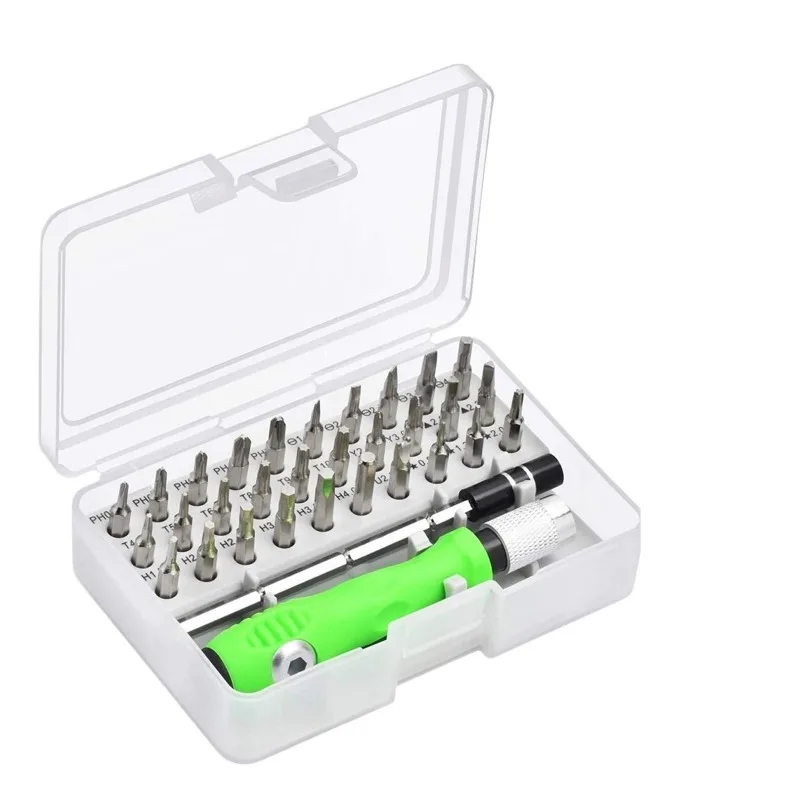 

32 in 1 Multifunctional Screwdriver Set Mini Small Screwdriver Magnetic Screw Driver Bit Portable Repair Tool Kit