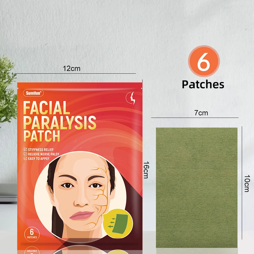 6-60Pcs Sumifun Facial Paralysis Treatment Patch Face Neuritis Nerve Palsy Kojąca naklejka Uroda Opieka zdrowotna Plaster medyczny