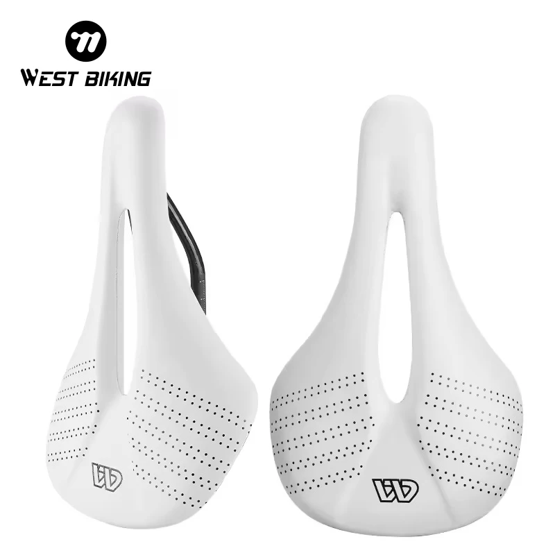 

WEST BIKING MTB Bike Hollow Breathable Saddle Comfortable Ultralight Cycling Saddle Hollow Waterproof Road Bike Saddle