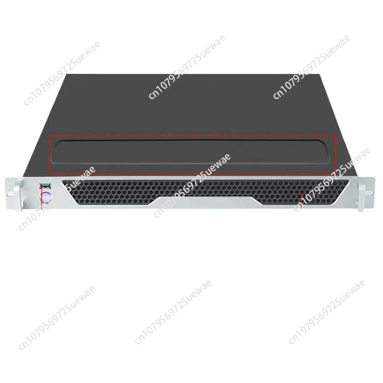 

1U chassis, 400MM aluminum alloy panel, 3.0 USB interface, CD switch, firewall, soft routing server, industrial control