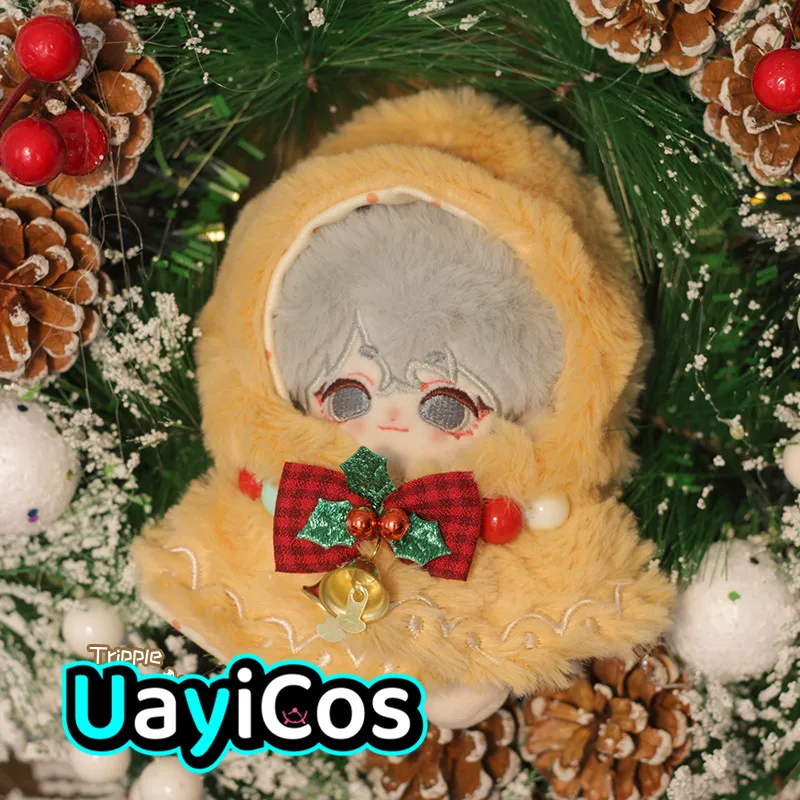 

In Stock 10cm Doll Clothes Tree Elf Snow Child Clothing Suit Stuffed Plushies Doll Accessories Anime Toy Kids Halloween Gift