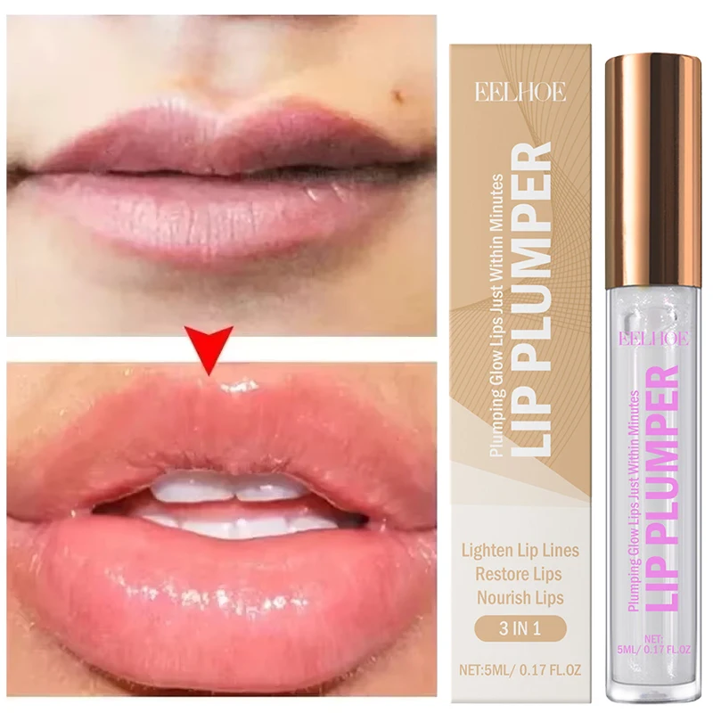 Instant Volumising Lip Plumper Serum Extreme Enhancer Lip Gloss Oil Increase Elasticity Moisturizing Nourish Lip Care Cosmetics