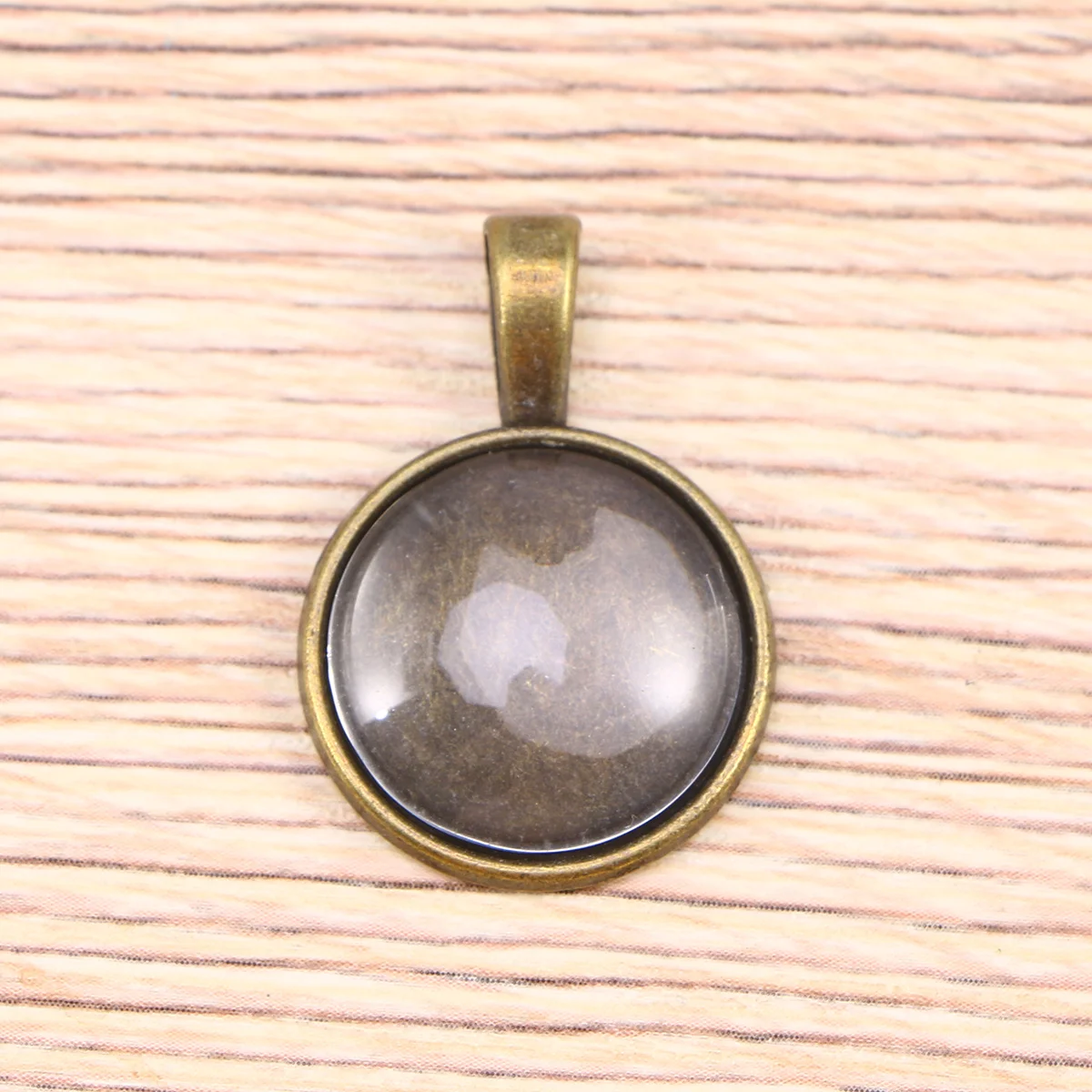 

Gem Base Jewelry Tray Pendant Trays Glass Dome DIY Charms Alloy Pendants Setting Tray Cabochon Photo Resin Crafts Accessories