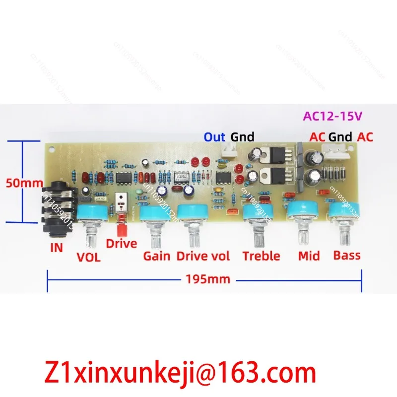 Diy Electric Guitar Speaker Front Tuning Board Driver Overload Distortion Front Board