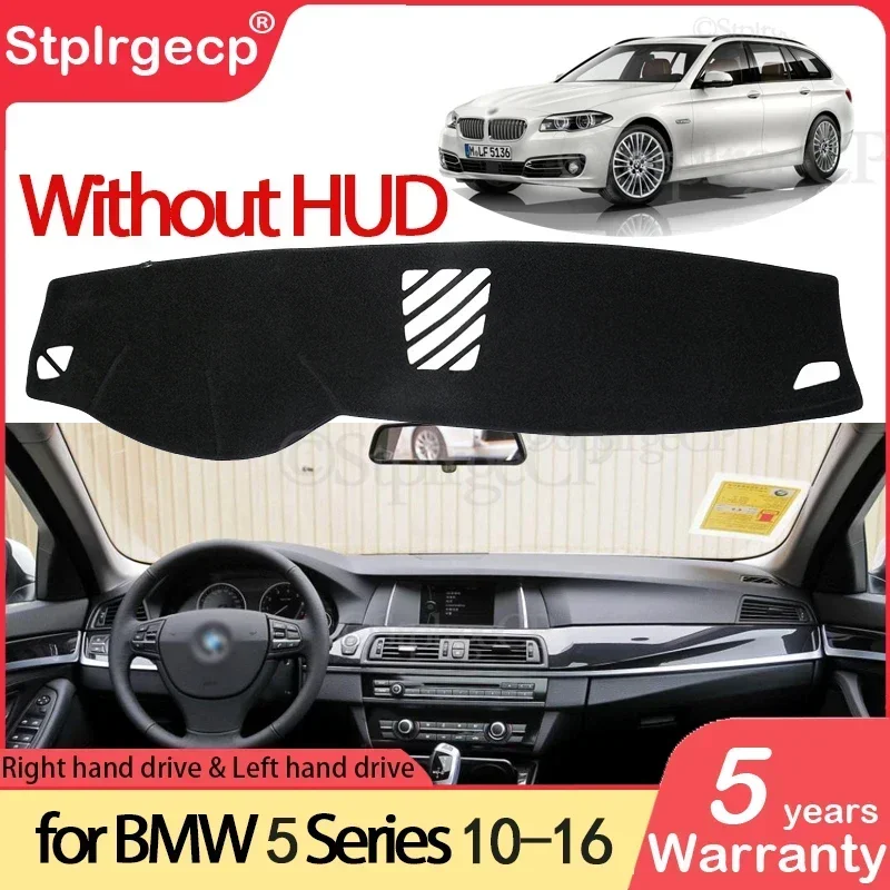 

Для BMW 5 серии F10 2010 ~ 2016 противоскользящий коврик для приборной панели, солнцезащитный козырек, ковер, накидка, аксессуары 520i 525i 530i 535i