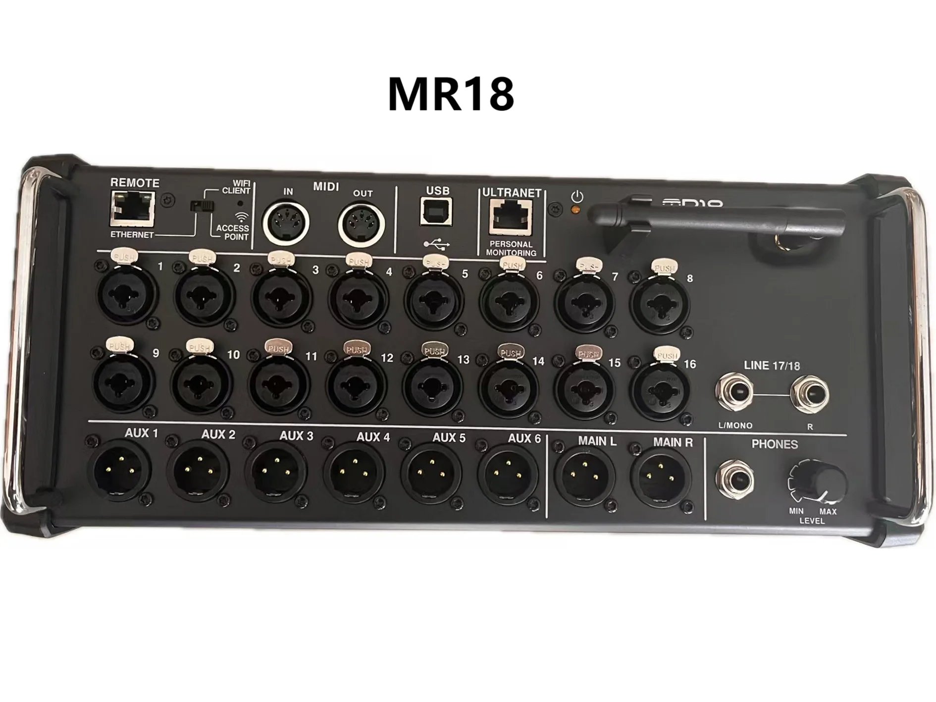 MR18 Tablet-controled Digital Audio Mixer, Professional DJ Mixer Console With DSP For Audio System Line Array Speaker