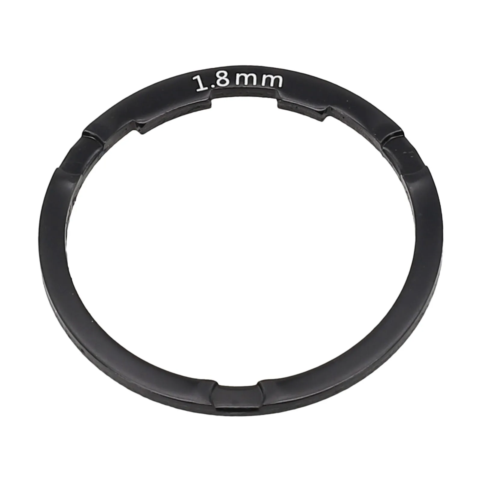 1.8/2mm Freehub Spacer AL6061 Aluminum Alloy Black/Silver Cassette For Adjusting Bike Bottom Bracket/flywheel/hub