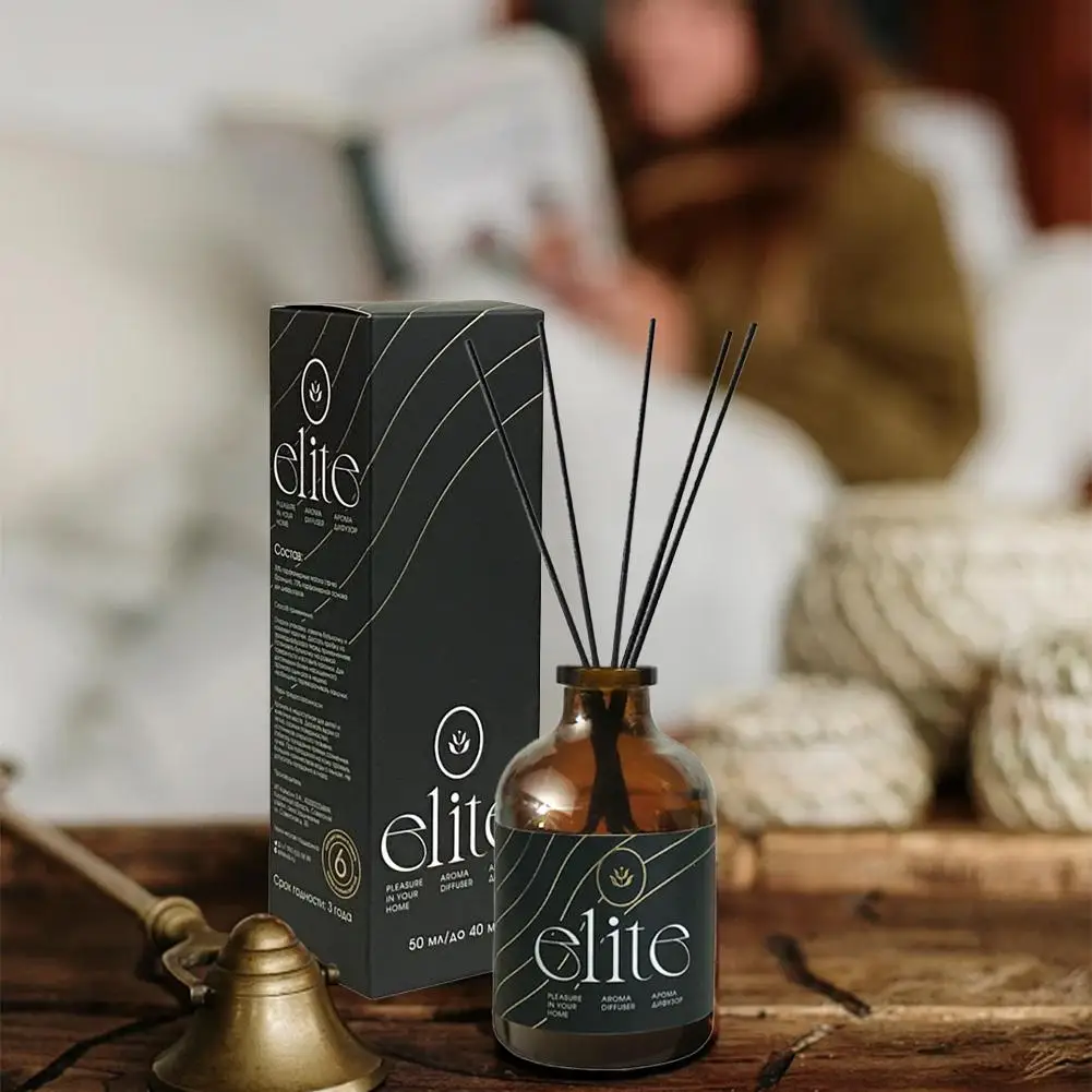 50 مللي عطر عطري عديم اللهب طويل الأمد عصا الناشر الروطان العطر زيت المنزل العطر الضروري مع U6t7