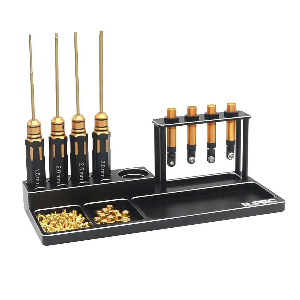 

Screwdriver Organizer Tool Holder RC Tools Shock Absorber/Screw Stand for RC Cars Drones Helicopters Airplanes Boats Models