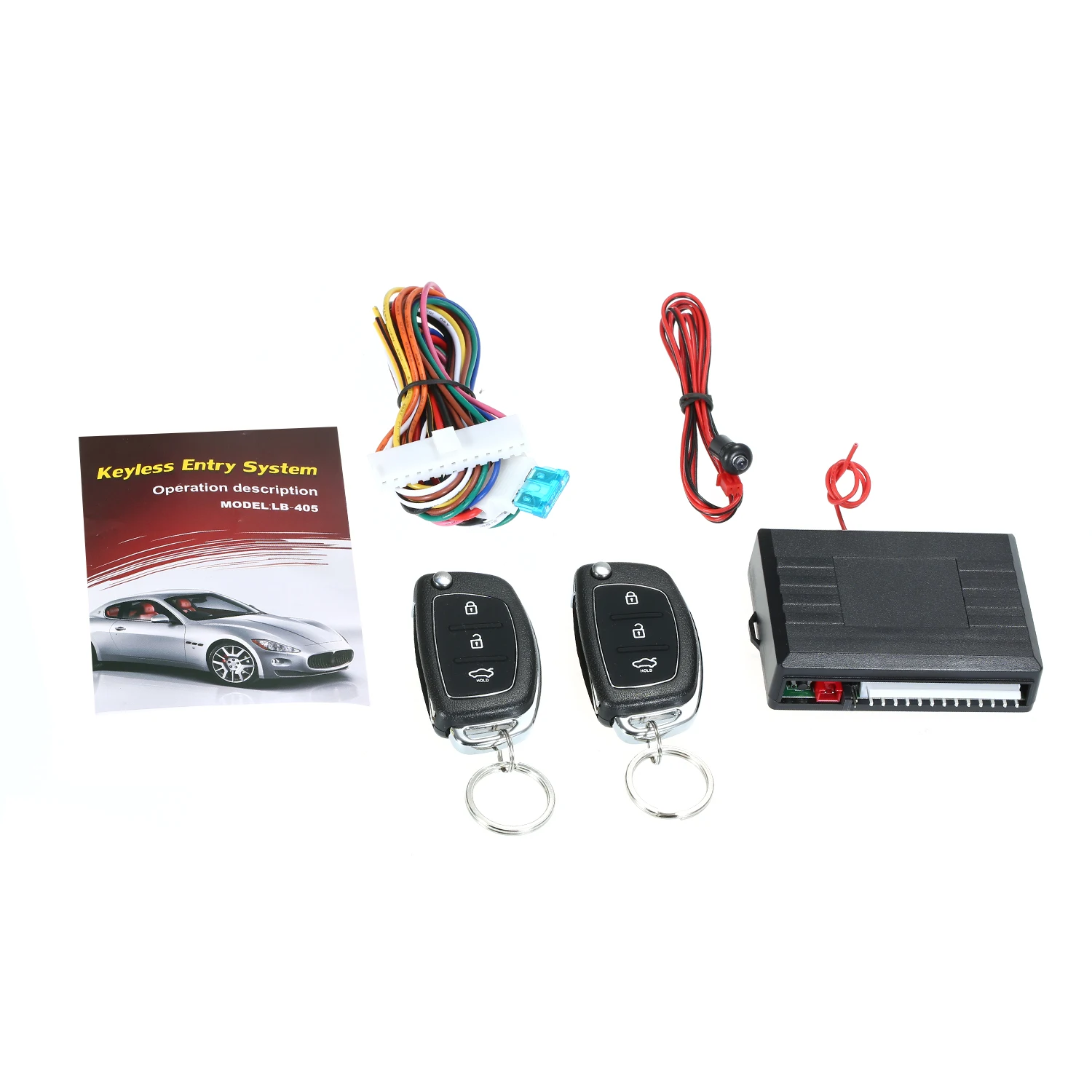 Universal Car Door Lock Trunk Release Keyless Entry System Central Locking Kit With Remote Control Trunk Pop Support 1 Million