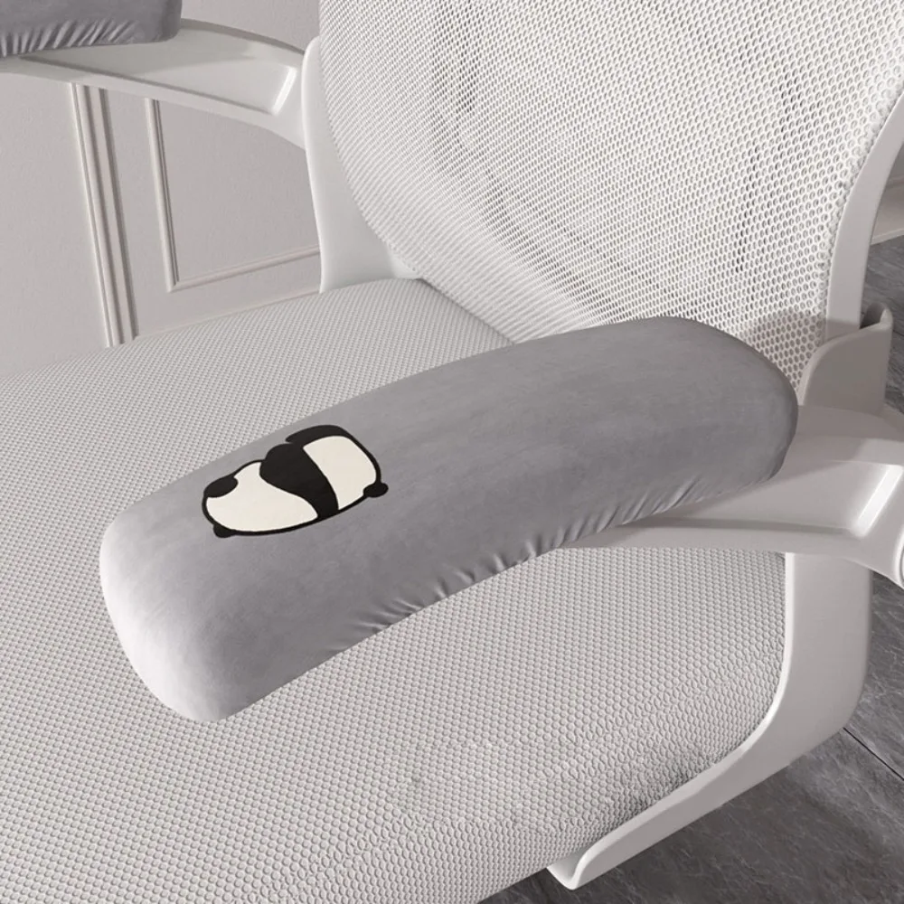 

Panda Rabbit Bear Dog Print Office Chair Cover Water Resistant with Elastic Bottom Office Chair Seat Cover Slipcover