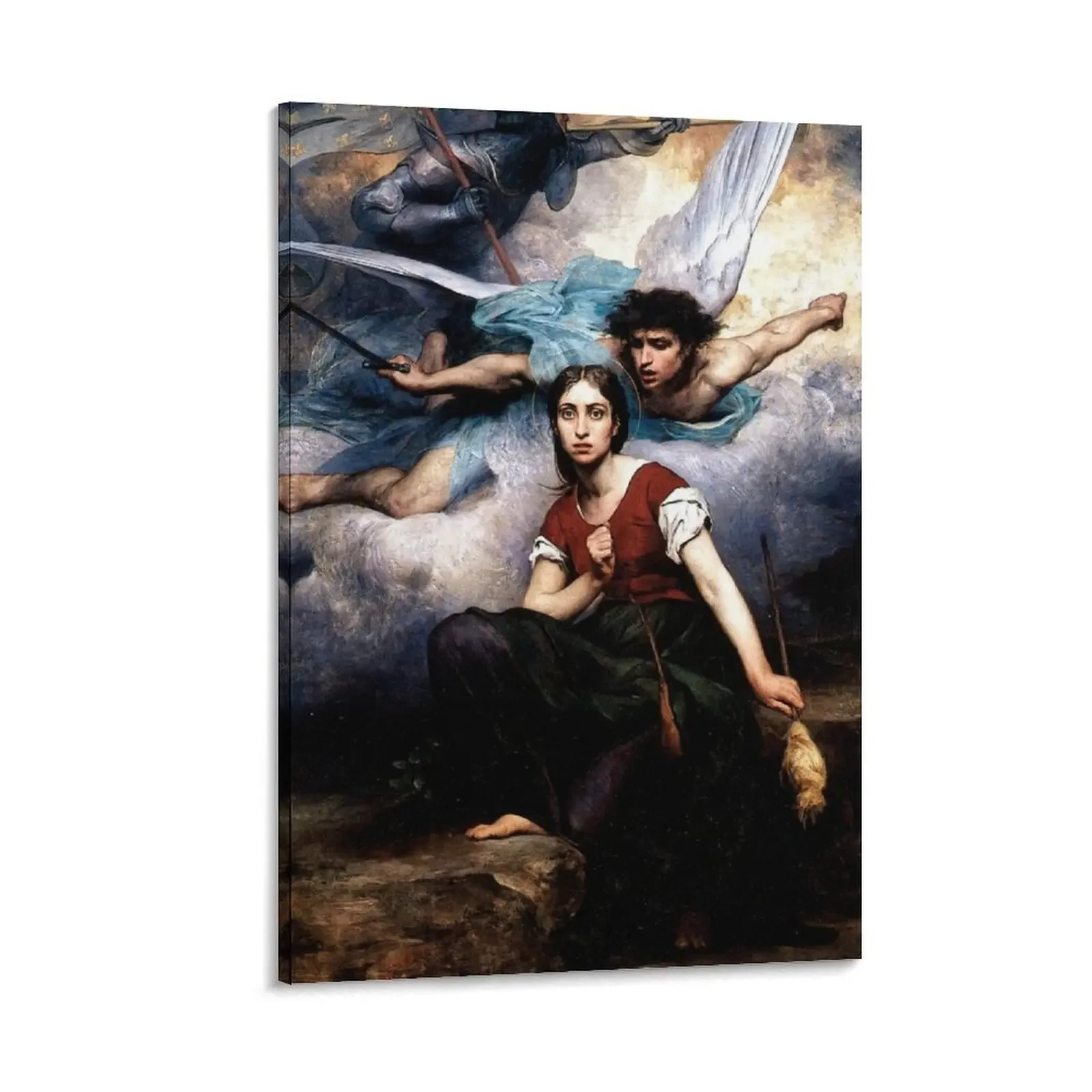 

Joan of Arc by Eugène Thirion Canvas Painting Paintings Decoration wall anime decoration