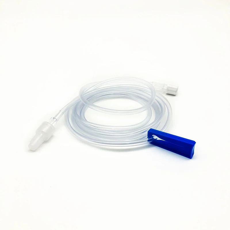 Disposable Medical Iv Infusion Extension Set Extension Tube luer Lock Connector Tube Length 150cm Diameter 4.0mm