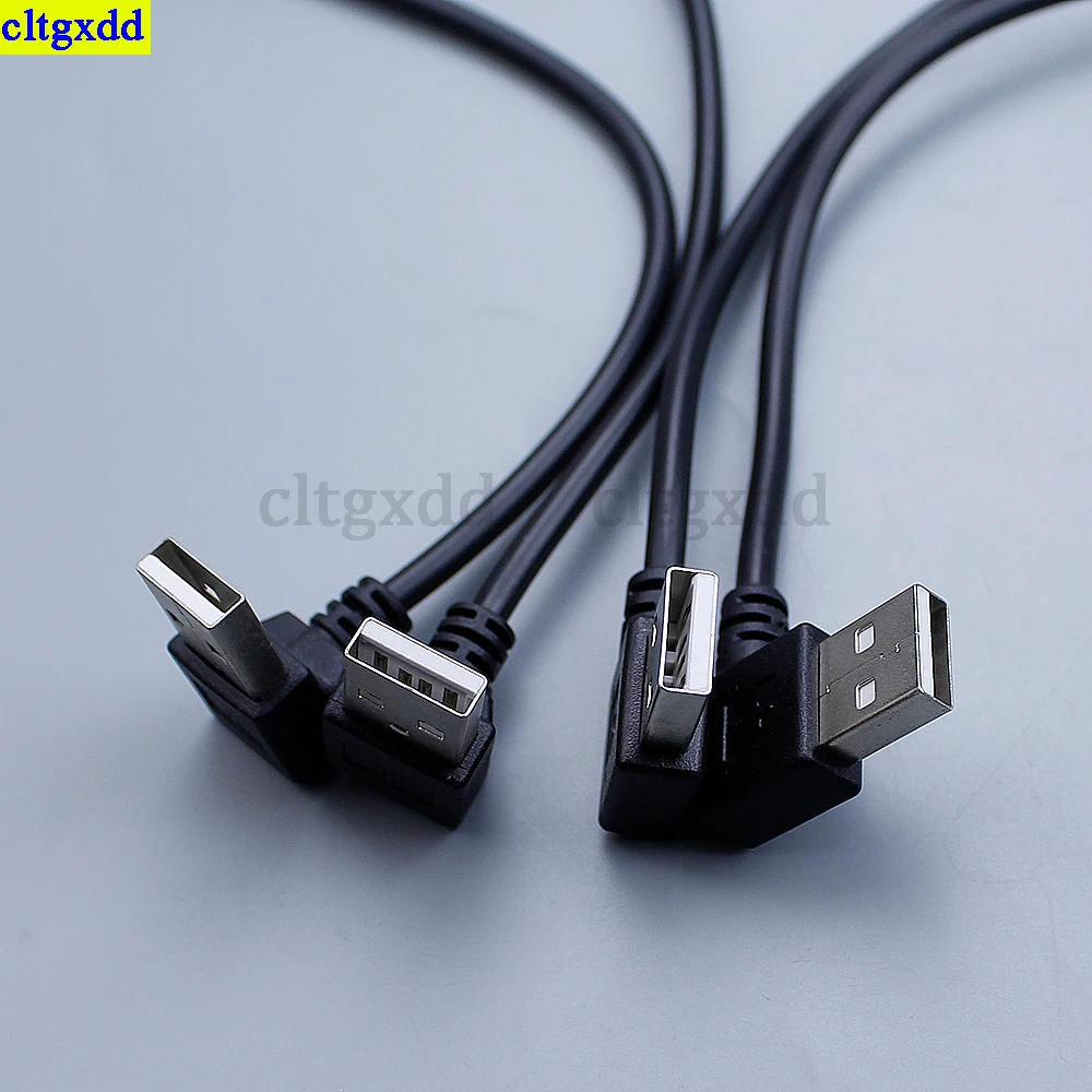 cltgxdd 1piece USB 2.0 Adapter Up/Down/Left/Right Extended Male/Female Adapter Cable USB Cable Adapter Connector High Quality