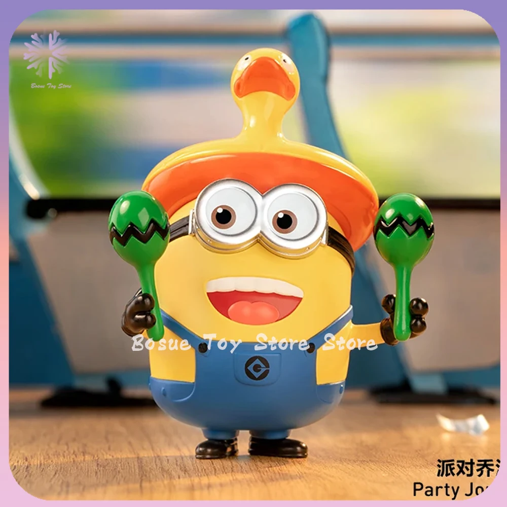 Despicables Me 4 Anime Action Figures Pop Mart Minion Figure Kawaii Tom Ron Gus Pvc Ornament Birthday Gift For Kids Toys