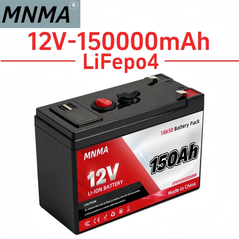 

12V 150Ah newly upgraded, with built-in BMS, specifications of 3S7P high-capacity and high endurance, suitable for electric toys