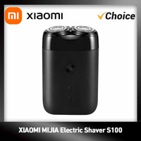 Xiaomi Mijia S100 Electric Shaver IPX7 Waterproof  7200RPM Dual Floating Head Wet/Dry Shaving Type-C Fast Charge 90min USB Razor