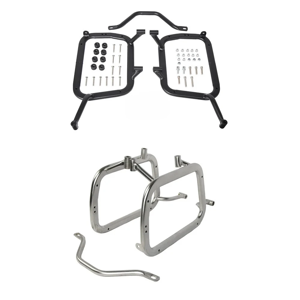 Motorcycle Luggage Side Box Bracket Stainless Steel Motorbike Saddlebag Bracket Luggage Case Mounting Rack for Kove 500X 525X