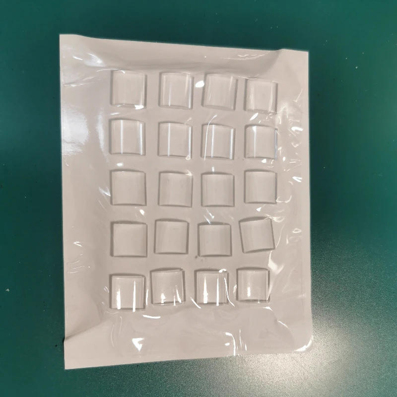 10x10mm F15.7mm Plano Convex Cylindrical Lens H-K9L Optical Glass Condensing Lenses No Coating Accept Customization